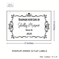 PPLR_HIDDEN_PRODUCT Swirl Accent Border (2"x3" Cotton - 12 labels/set)
