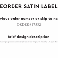 PPLR_HIDDEN_PRODUCT Reorder Previous Label Design - SATIN
