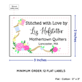 PPLR_HIDDEN_PRODUCT Thread and Flowers (2"x3" Cotton - 12 labels/set)