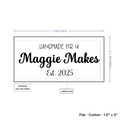 PPLR_HIDDEN_PRODUCT Text Only Medium Large Label (1.5"x3"-Cotton)