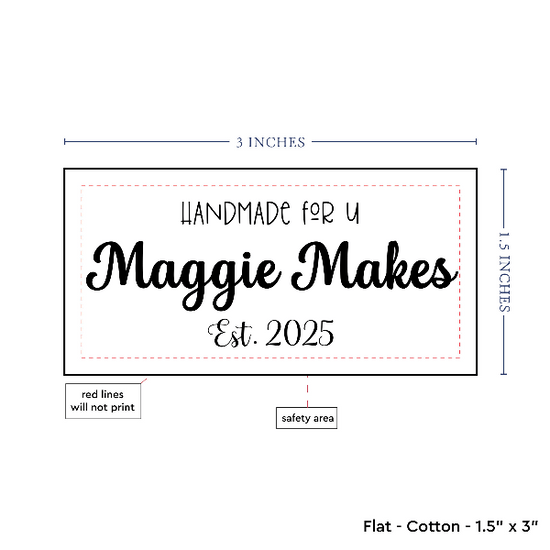 PPLR_HIDDEN_PRODUCT Text Only Medium Large Label (1.5"x3"-Cotton)