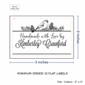 PPLR_HIDDEN_PRODUCT Winter Bird (2"x3" Cotton - 12 labels/set)