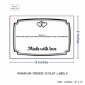 PPLR_HIDDEN_PRODUCT Frame Quote (2"x3" Cotton - 12 labels/set)
