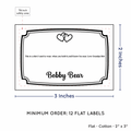 PPLR_HIDDEN_PRODUCT Frame Quote (2"x3" Cotton - 12 labels/set)