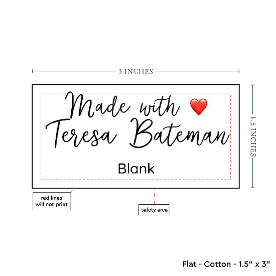 PPLR_HIDDEN_PRODUCT Text Only Medium Large Label (1.5"x3"-Cotton)