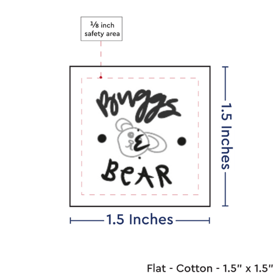 PPLR_HIDDEN_PRODUCT Print your Logo or Image on FLAT Cotton Tags