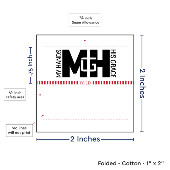 PPLR_HIDDEN_PRODUCT Print Your Logo or Image on FOLDED Cotton Tags