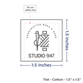 PPLR_HIDDEN_PRODUCT Print your Logo or Image on FLAT Cotton Tags
