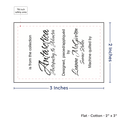 PPLR_HIDDEN_PRODUCT Print your Logo or Image on FLAT Cotton Tags