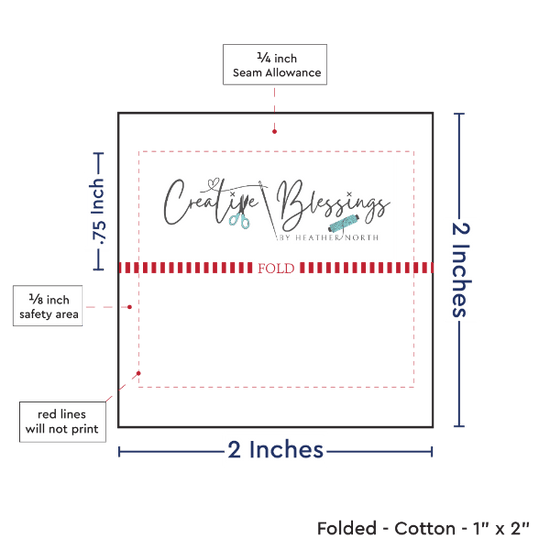 PPLR_HIDDEN_PRODUCT Print Your Logo or Image on FOLDED Cotton Tags