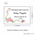 PPLR_HIDDEN_PRODUCT Thread and Flowers (2"x3" Cotton - 12 labels/set)