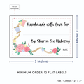 PPLR_HIDDEN_PRODUCT Thread and Flowers with Fill in Blanks (2"x3" Cotton - 12 labels/set)