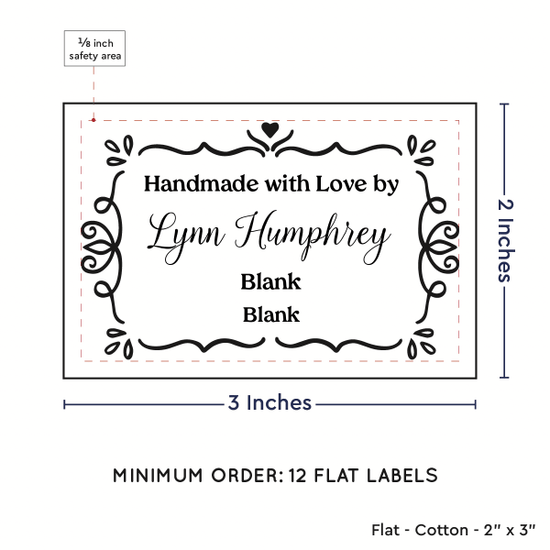 PPLR_HIDDEN_PRODUCT Swirl Accent Border (2"x3" Cotton - 12 labels/set)