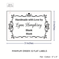 PPLR_HIDDEN_PRODUCT Swirl Accent Border (2"x3" Cotton - 12 labels/set)