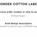 PPLR_HIDDEN_PRODUCT Reorder Previous Label Design - COTTON