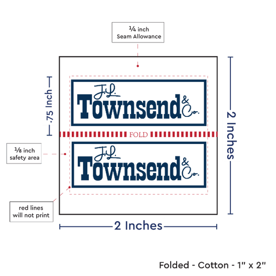 PPLR_HIDDEN_PRODUCT Print Your Logo or Image on FOLDED Cotton Tags