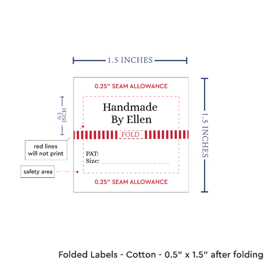 PPLR_HIDDEN_PRODUCT Two Line Tiny Labels (0.5"x1.5"-Cotton)