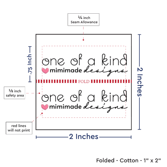 PPLR_HIDDEN_PRODUCT Print Your Logo or Image on FOLDED Cotton Tags
