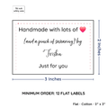 PPLR_HIDDEN_PRODUCT Large Text Only Label (2"x3"-Cotton)