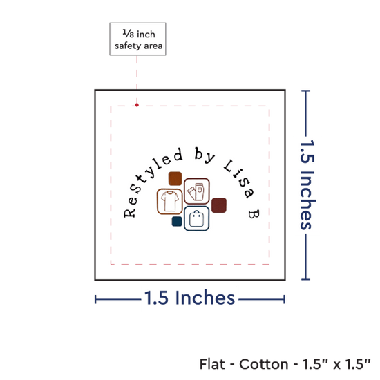 PPLR_HIDDEN_PRODUCT Print your Logo or Image on FLAT Cotton Tags