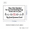 PPLR_HIDDEN_PRODUCT Double Heart Quote (2"x3" Cotton - 12 labels/set)