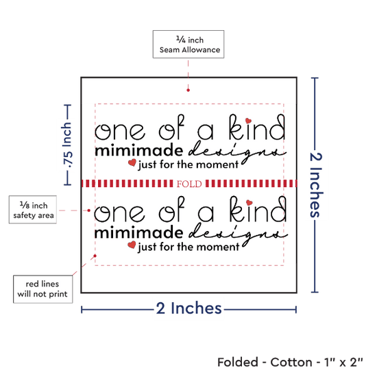 PPLR_HIDDEN_PRODUCT Print Your Logo or Image on FOLDED Cotton Tags