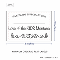PPLR_HIDDEN_PRODUCT Double heart border with Fill in Blanks (2"x3" Cotton - 12 labels/set)