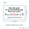 PPLR_HIDDEN_PRODUCT Double Heart Quote (2"x3" Cotton - 12 labels/set)