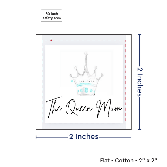 PPLR_HIDDEN_PRODUCT Print your Logo or Image on FLAT Cotton Tags