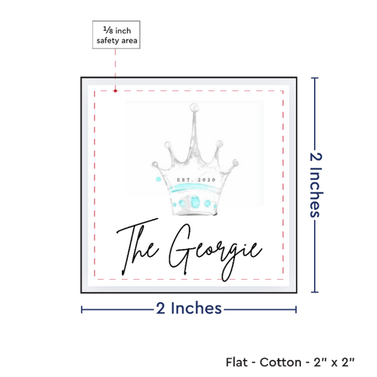 PPLR_HIDDEN_PRODUCT Print your Logo or Image on FLAT Cotton Tags