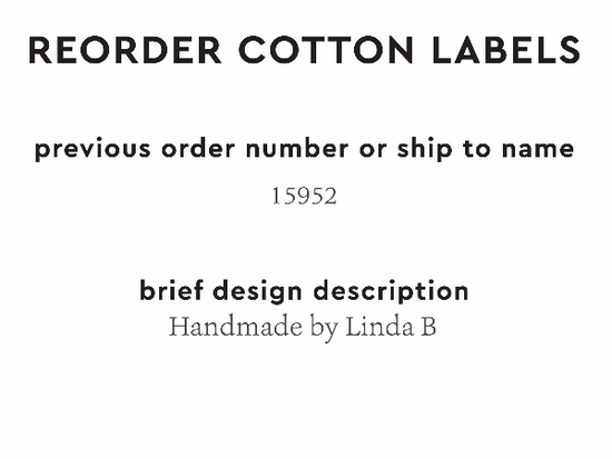 PPLR_HIDDEN_PRODUCT Reorder Previous Label Design - COTTON