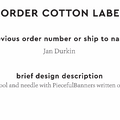 PPLR_HIDDEN_PRODUCT Reorder Previous Label Design - COTTON