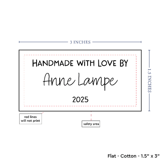 PPLR_HIDDEN_PRODUCT Text Only Medium Large Label (1.5"x3"-Cotton)