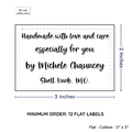 PPLR_HIDDEN_PRODUCT Large Text Only Label (2"x3"-Cotton)
