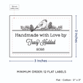 PPLR_HIDDEN_PRODUCT Winter Bird (2"x3" Cotton - 12 labels/set)