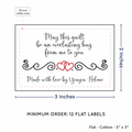 PPLR_HIDDEN_PRODUCT Double Heart Quote (2"x3" Cotton - 12 labels/set)