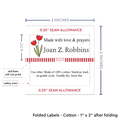 PPLR_HIDDEN_PRODUCT Spring Tulips (2"x1"-Cotton)