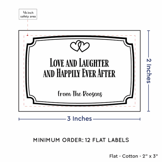 PPLR_HIDDEN_PRODUCT Frame Quote (2"x3" Cotton - 12 labels/set)