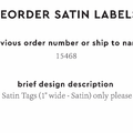 PPLR_HIDDEN_PRODUCT Reorder Previous Label Design - SATIN