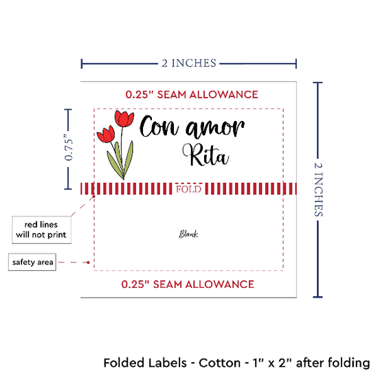 PPLR_HIDDEN_PRODUCT Spring Tulips (2"x1"-Cotton)
