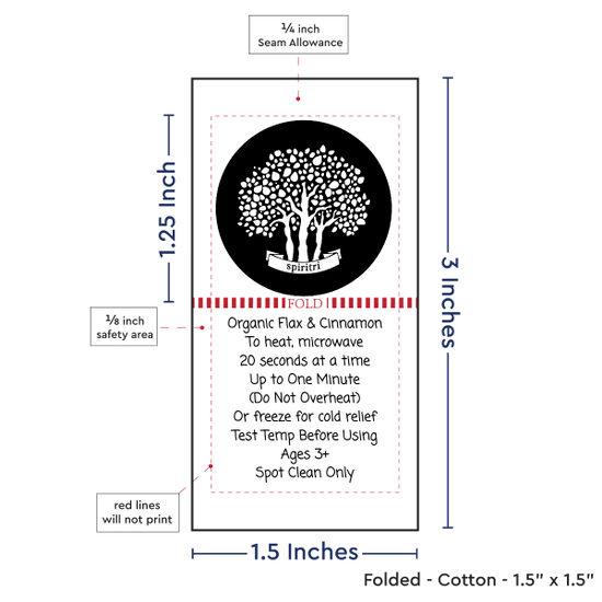 PPLR_HIDDEN_PRODUCT Print Your Logo or Image on FOLDED Cotton Tags