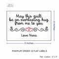 PPLR_HIDDEN_PRODUCT Double Heart Quote (2"x3" Cotton - 12 labels/set)