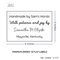 PPLR_HIDDEN_PRODUCT Large Text Only Label (2"x3"-Cotton)