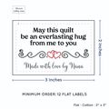 PPLR_HIDDEN_PRODUCT Double Heart Quote (2"x3" Cotton - 12 labels/set)