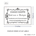PPLR_HIDDEN_PRODUCT Swirl Accent Border (2"x3" Cotton - 12 labels/set)
