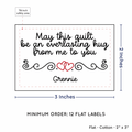 PPLR_HIDDEN_PRODUCT Double Heart Quote (2"x3" Cotton - 12 labels/set)