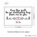 PPLR_HIDDEN_PRODUCT Double Heart Quote (2"x3" Cotton - 12 labels/set)