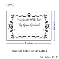 PPLR_HIDDEN_PRODUCT Swirl Accent Border (2"x3" Cotton - 12 labels/set)