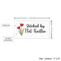 PPLR_HIDDEN_PRODUCT Spring Tulips (2"x1"-Cotton)