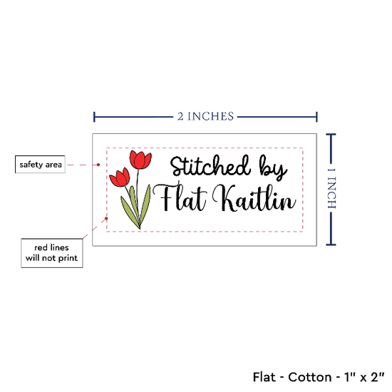 PPLR_HIDDEN_PRODUCT Spring Tulips (2"x1"-Cotton)